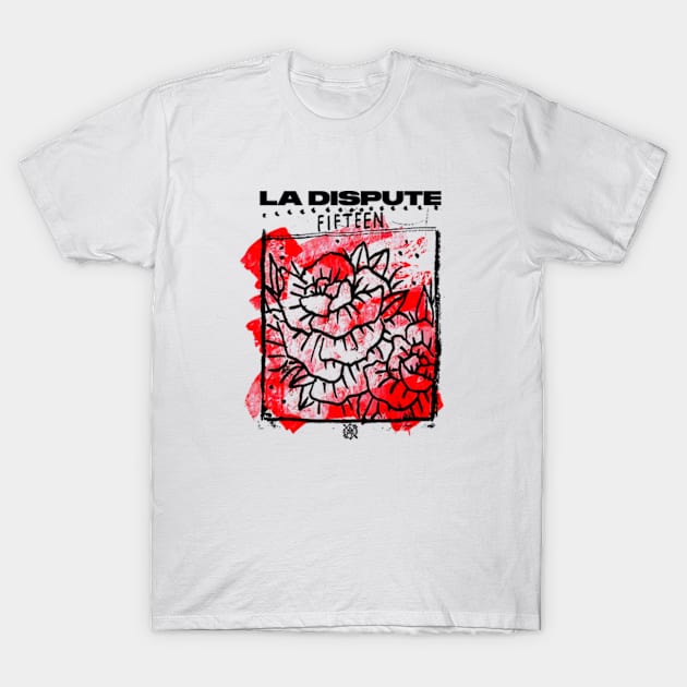 La Band Dispute Fifteen Album T-Shirt by davidhedrick